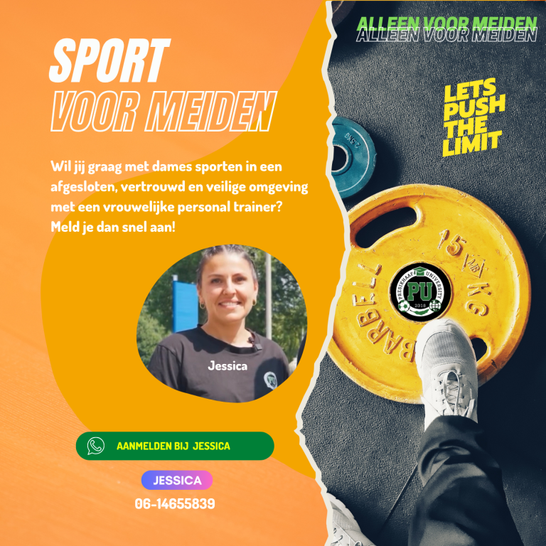 Personal training voor dames 15-25 jaar