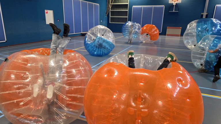 Bubbelvoetbal Luinhorstweg